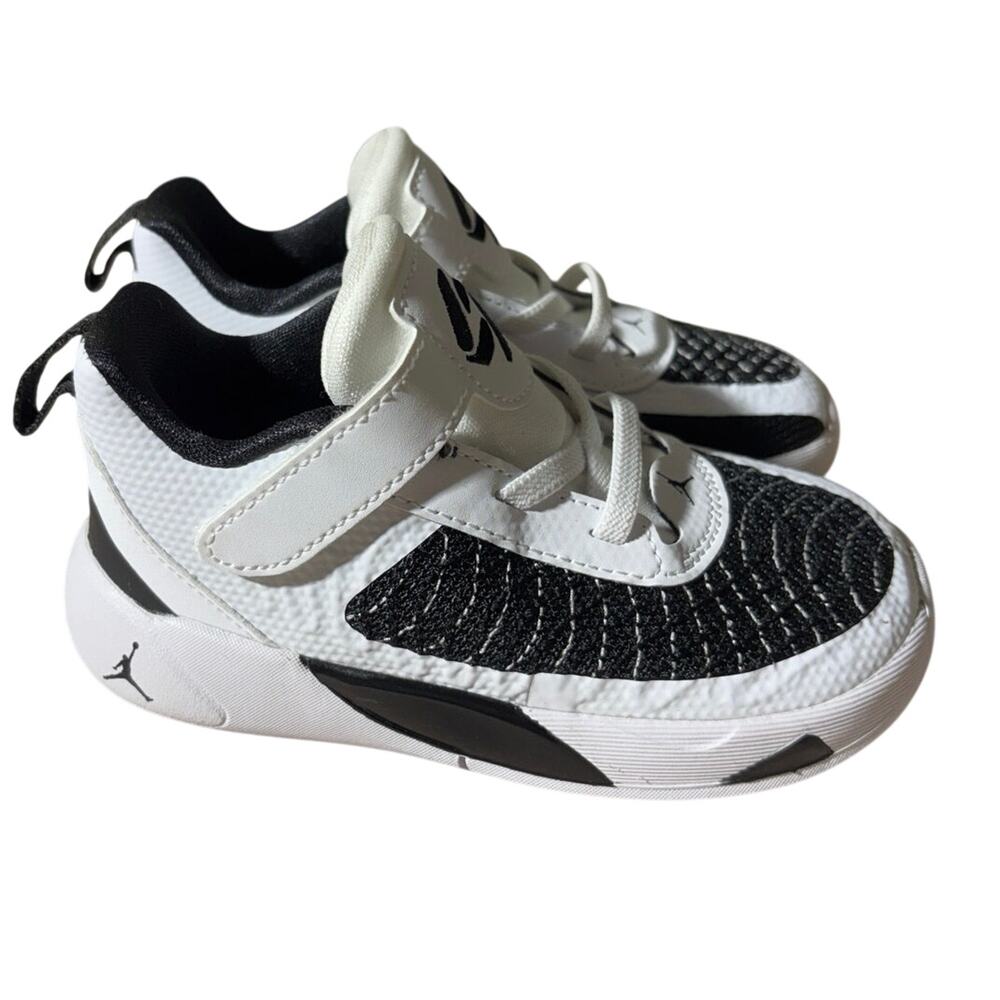 Jordan Luka 1 White/Black/Volt Toddler Kids Basketball Shoe Size 8 c NEW W/O box